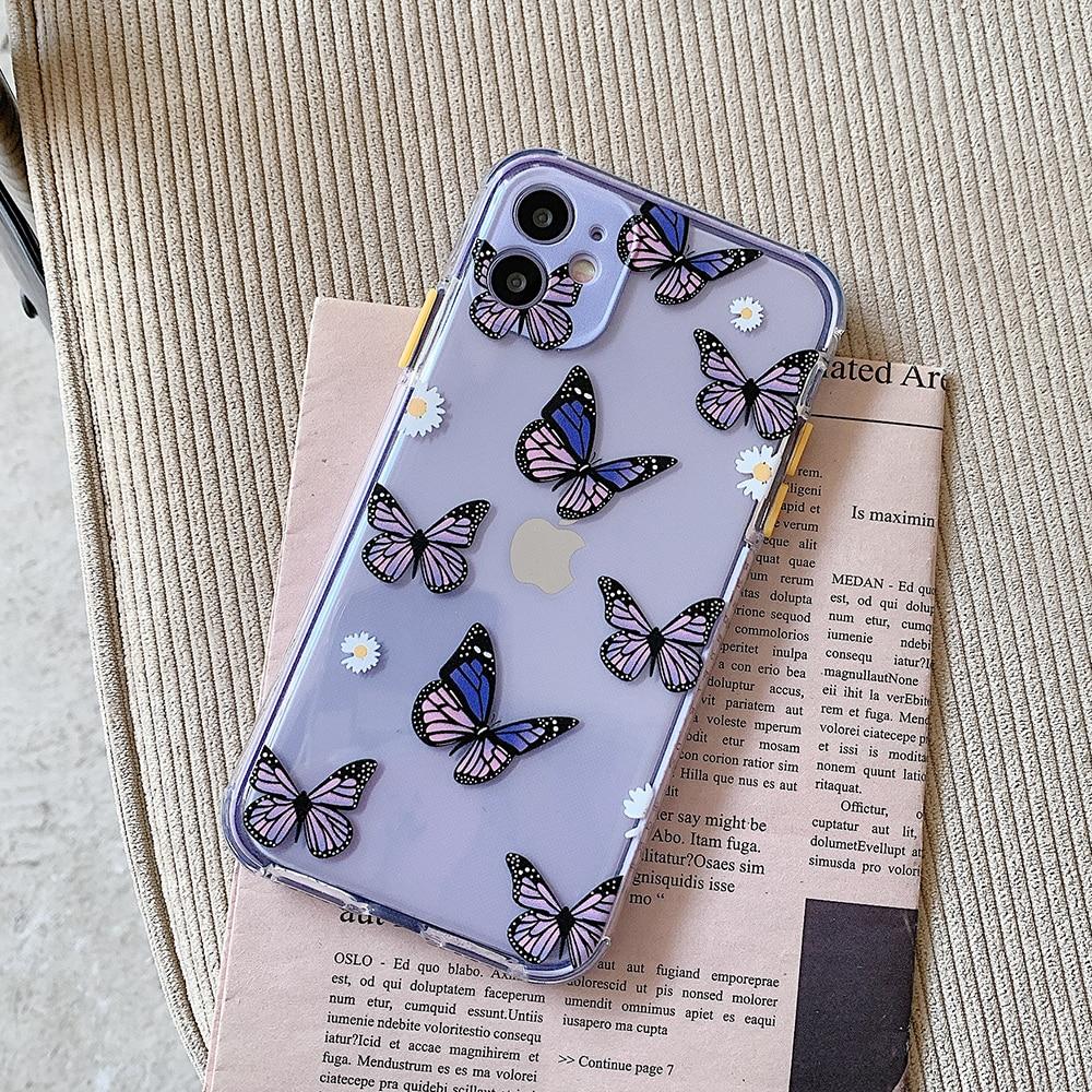 Shockproof Purple Butterfly Case-xinru
