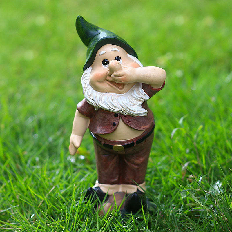 Three Wise Garden Gnomes Statue-xinru