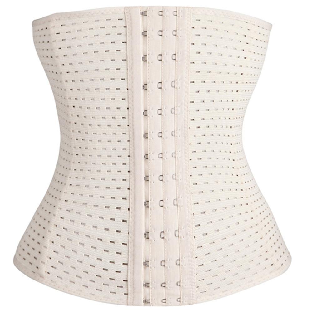 Steel Waist Trainer Belly Control Mesh Corset-xinru