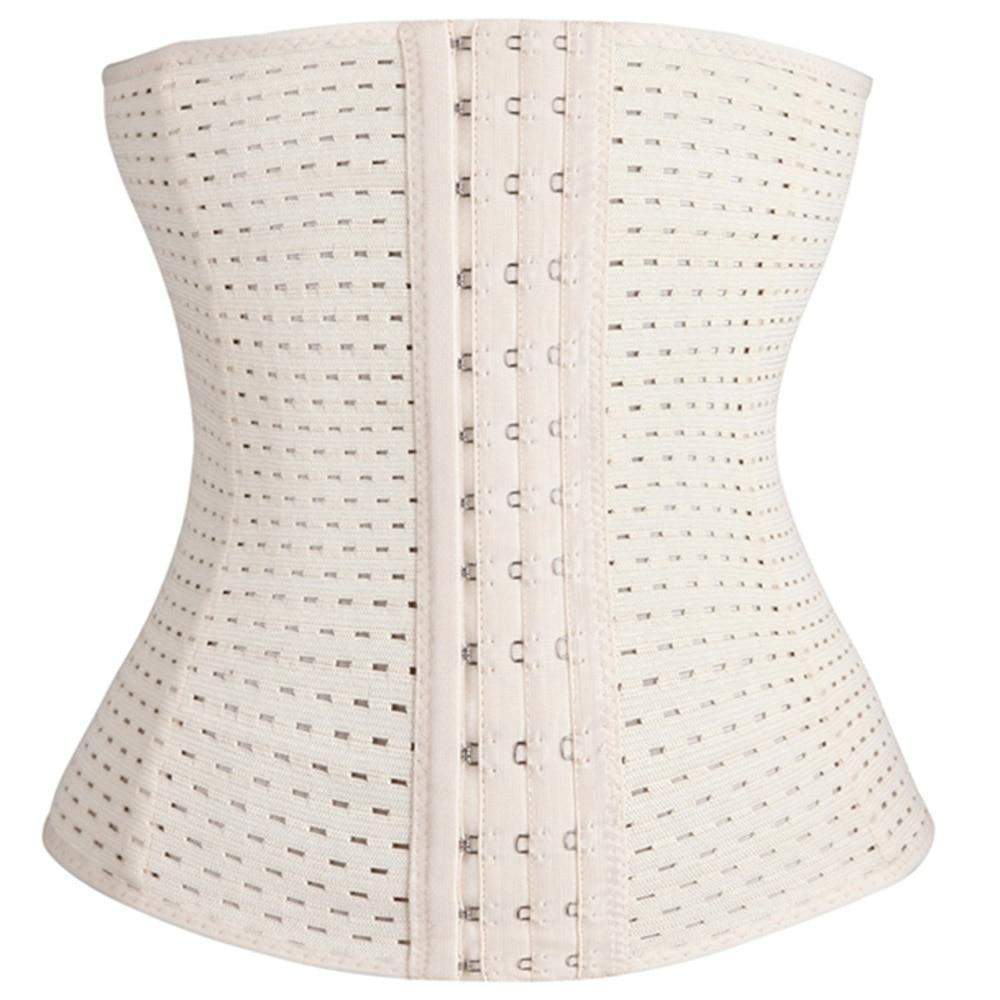 Steel Waist Trainer Belly Control Mesh Corset-xinru