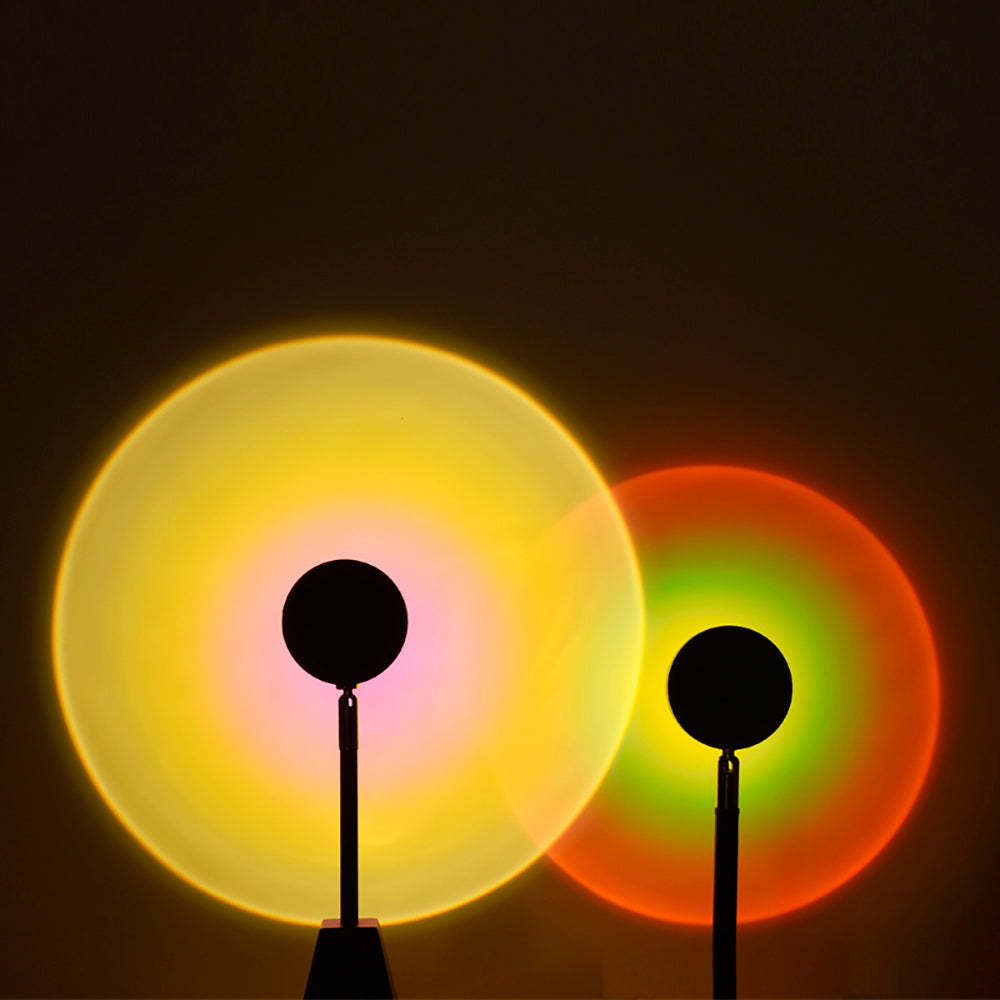 Sunset Rainbow Floor Standing Projection LED Lamp Night Light-xinru