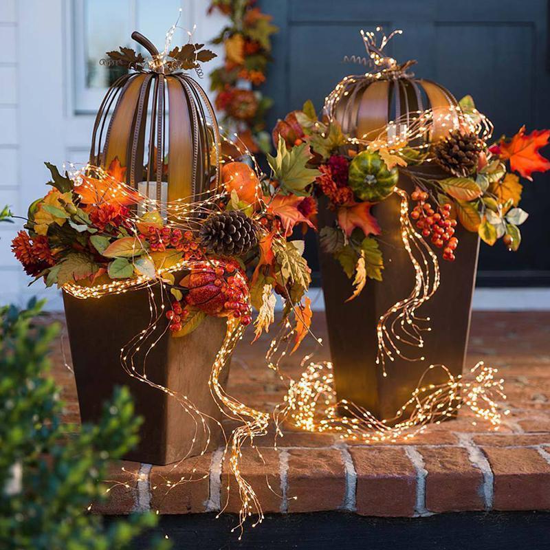 Outdoor Indoor Waterfall String Lights Firefly Bunch Lights-xinru