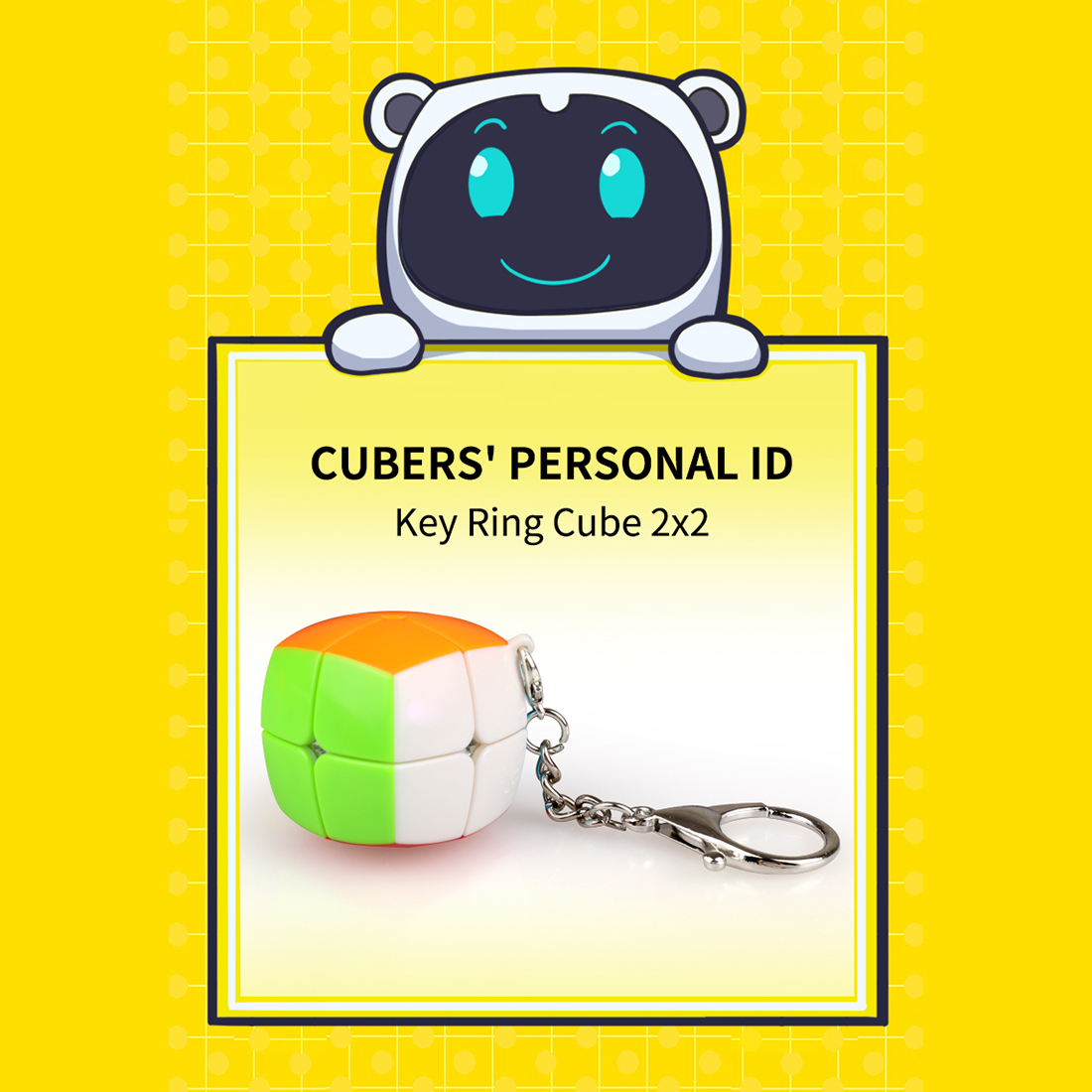 QiYi Mini Pillowed 2x2 Keychain-xinru shop