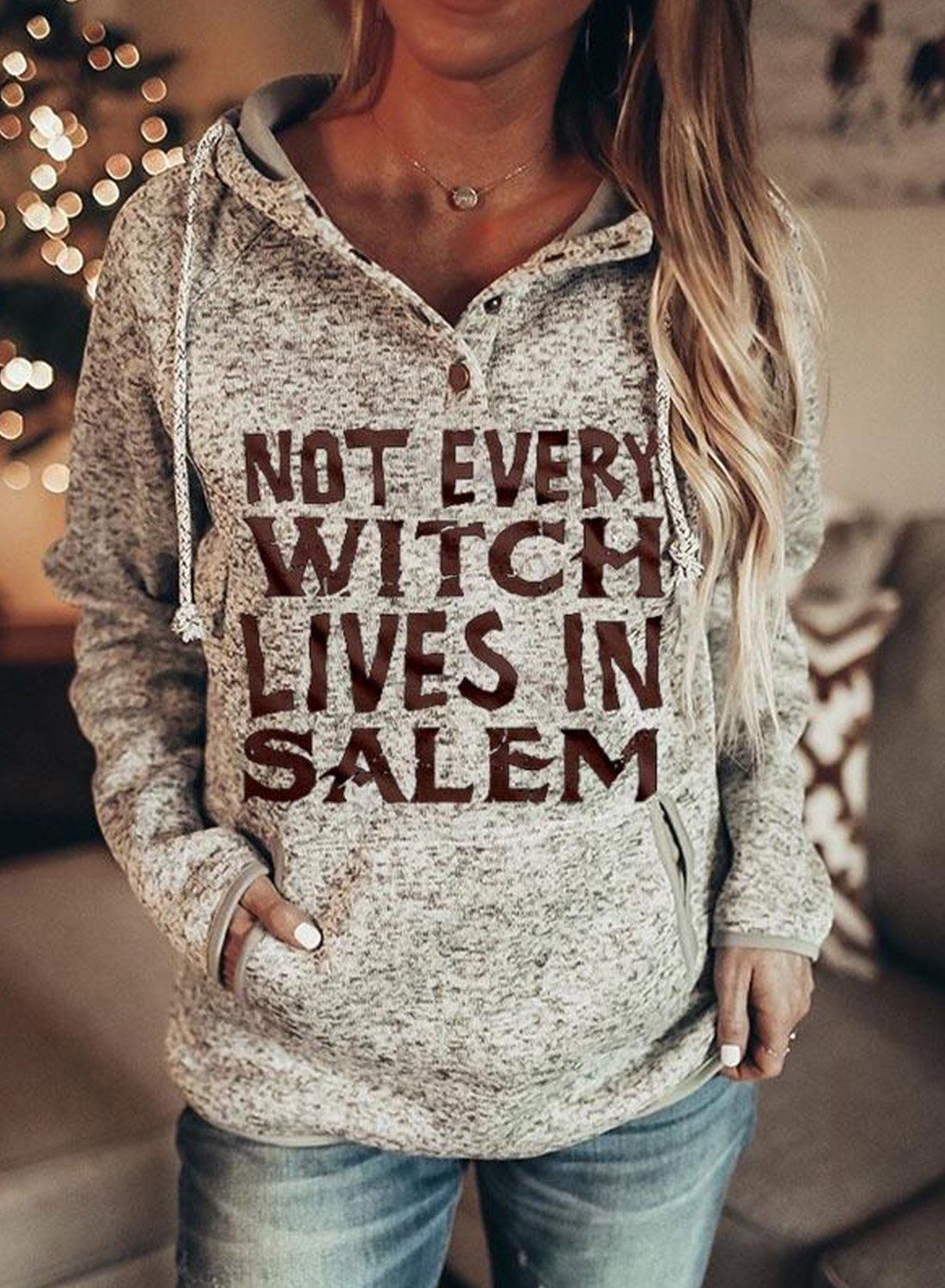 Ladies Yellowstone Film and Television Print Hoodie-xinru shop