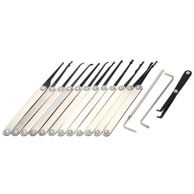 Lock Picking Set Kit Tool With Transparent Practice Training Padlock Lock For Locksmith Beginners And Professional-xinru shop