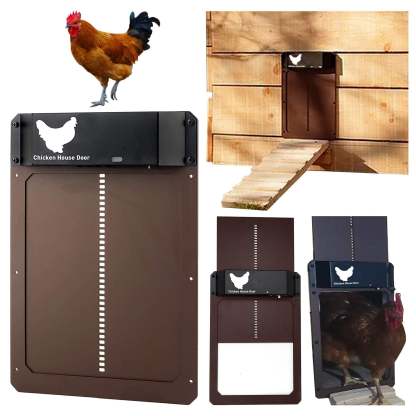Solar Light Sensor Automatic Chicken Coop Door-xinru