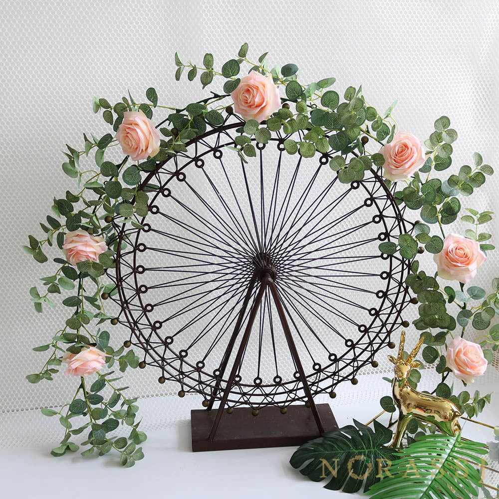 Artificial Rose Elegant Spring Garland  For Wedding-xinru