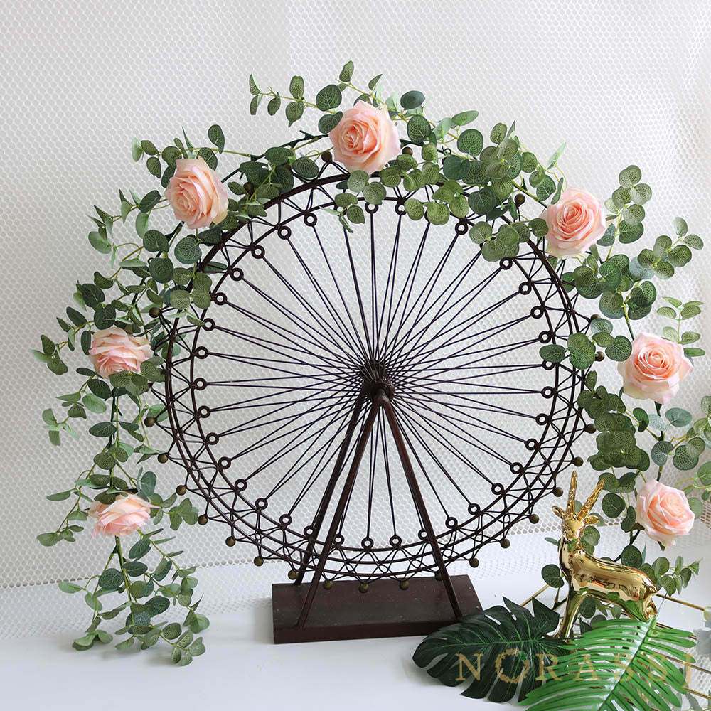 Artificial Rose Elegant Spring Garland  For Wedding-xinru