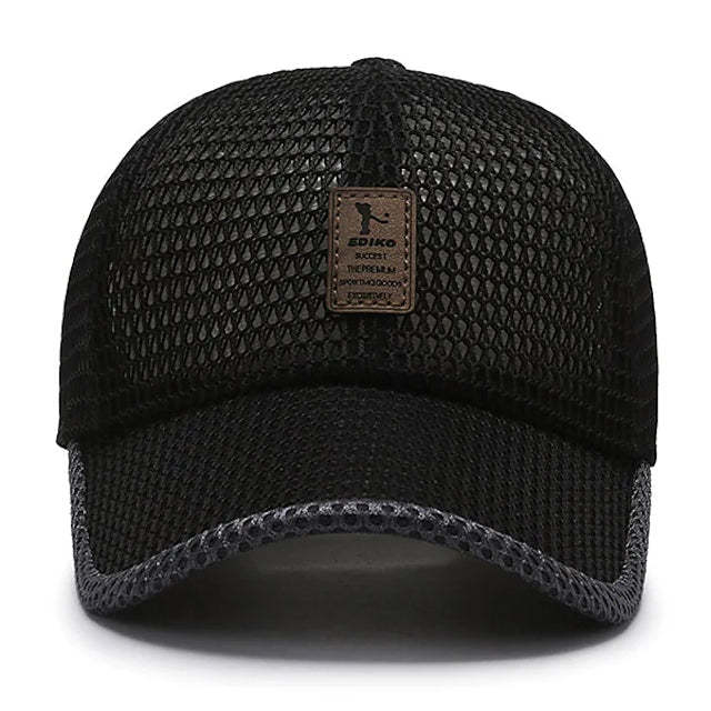 Men's Simple Baseball Cap Dailywear Outdoor Mesh-xinru