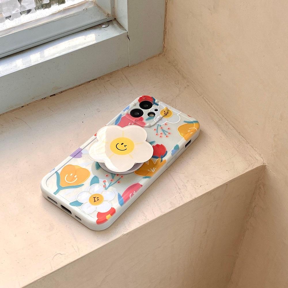 Smiley Flowers Case-xinru