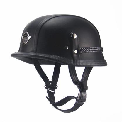 Open Half Helmet German WWII Style Motorcycle Harley Helmet-xinru