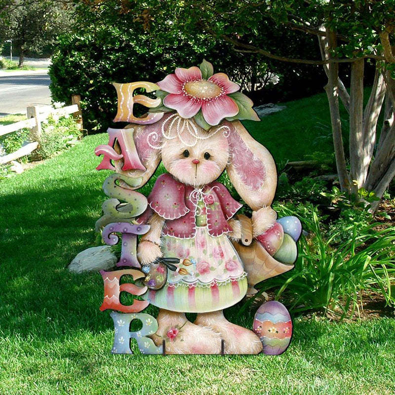 18 Inches Easter Cute Bunny Garden Decoration-xinru