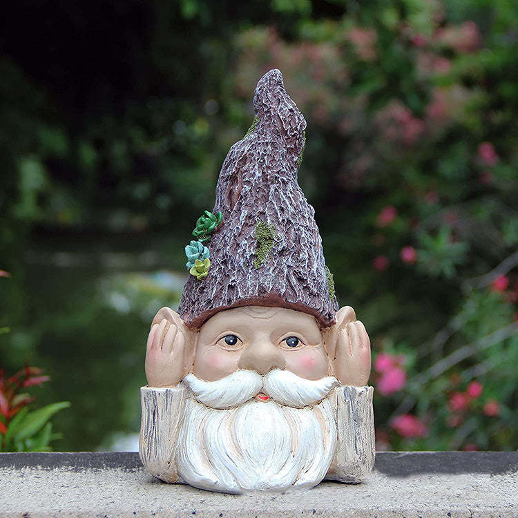 Wisdom Gnome Garden Statue Garden Decoration Resin Accessories-xinru