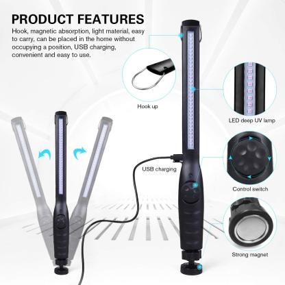 USB Rechargeable Portable UV Light Sanitizer Wand-xinru shop