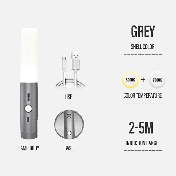 Led Magnetic Auto Motion Sensor Light Portable No Plug Lamp-xinru