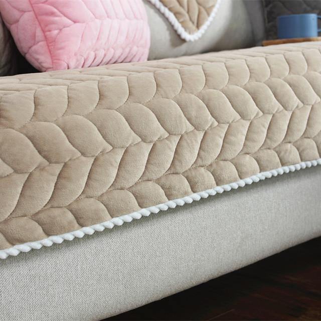 Anti-slip Thick Plush Sofa Cover-xinru shop