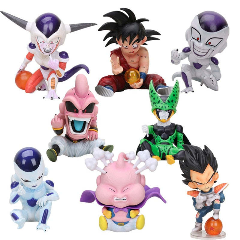 Dragon Ball Cute Figure Toy Anime Pvc Action Figure Toys Collection For Model-xinru