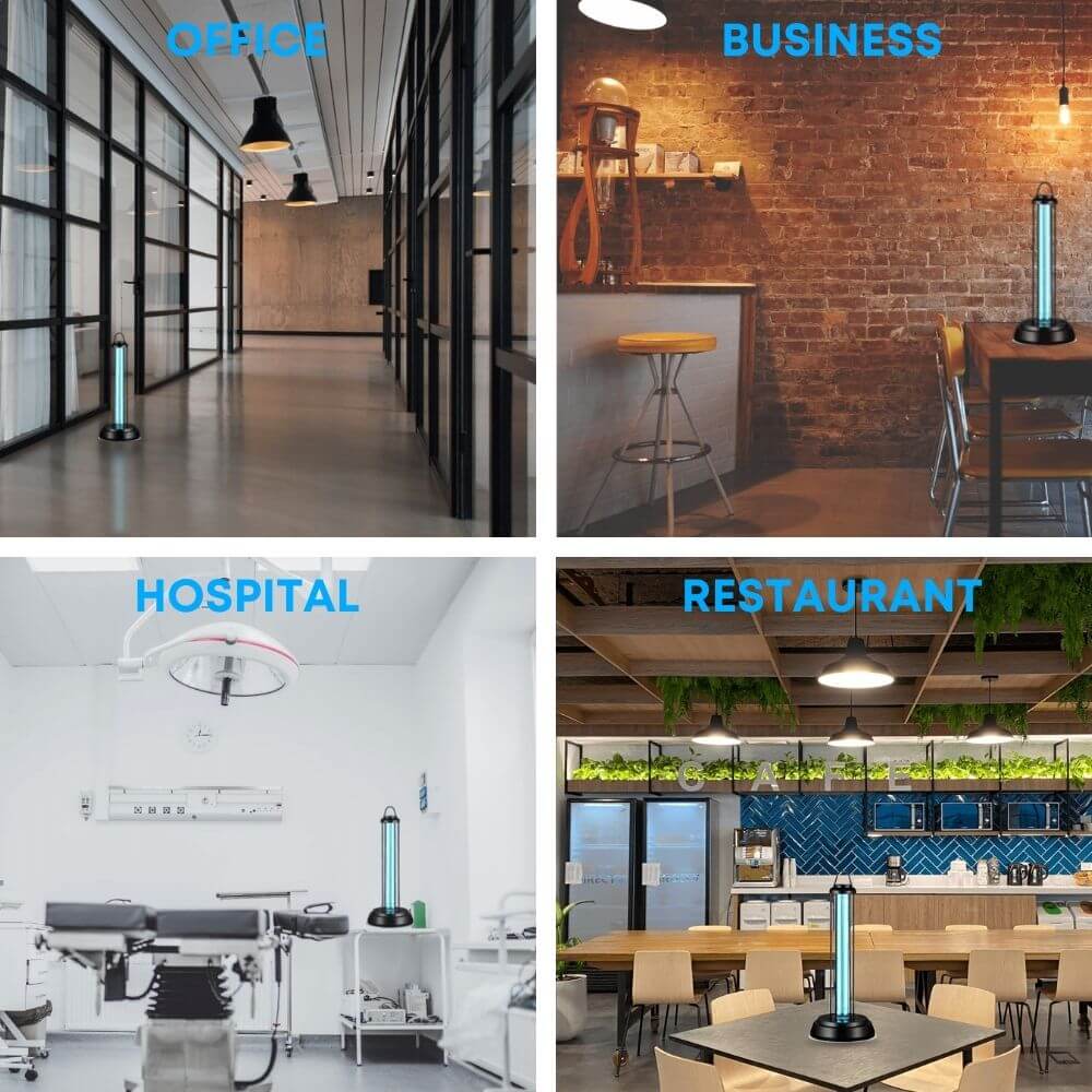 UV-C Sanitizing Light Disinfection Room Lamp: Glow Tower-xinru shop