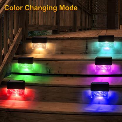 Fence Post Colorful Solar Deck Lights-xinru