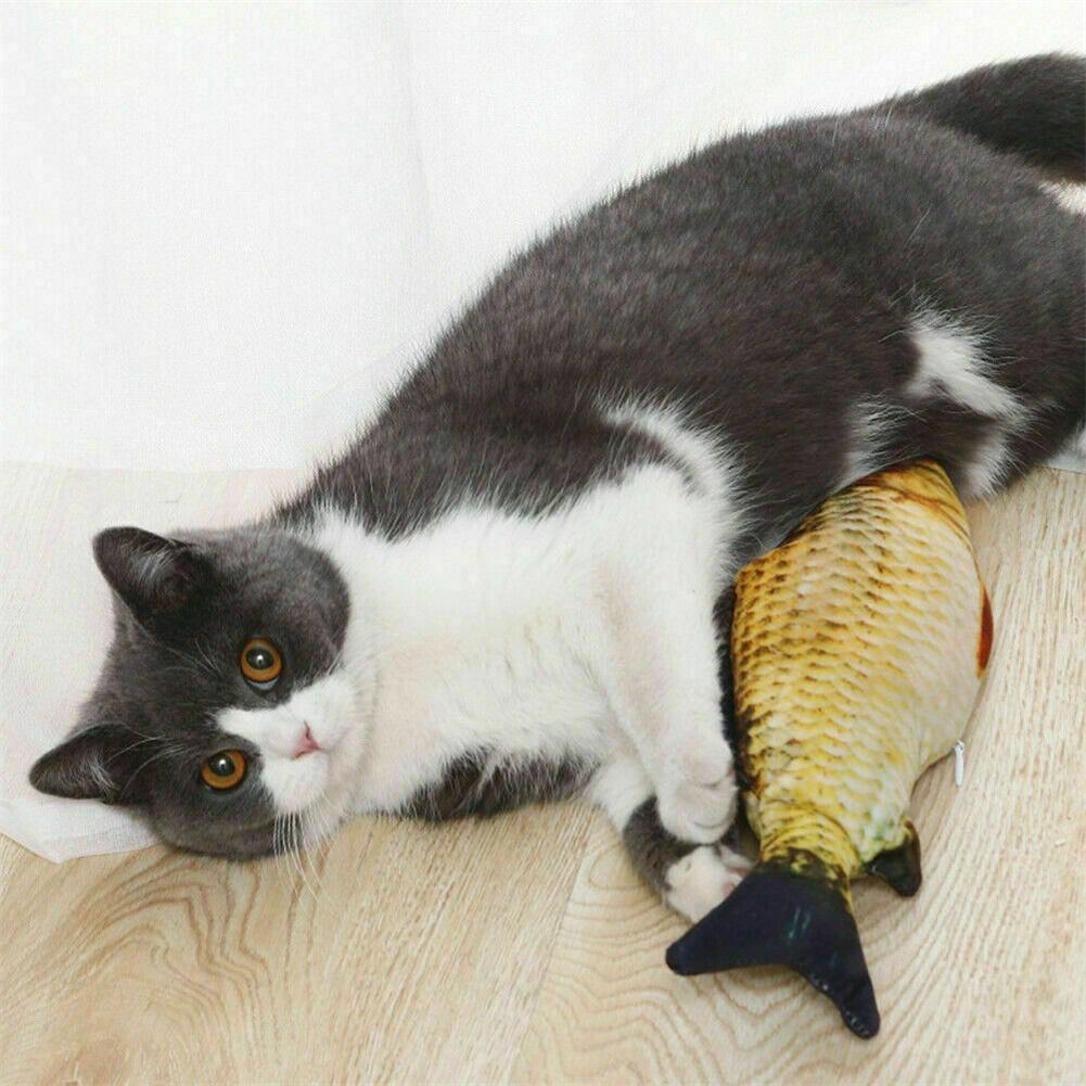 Simulation Electric Floppy Fish Interactive Pets Toy-xinru