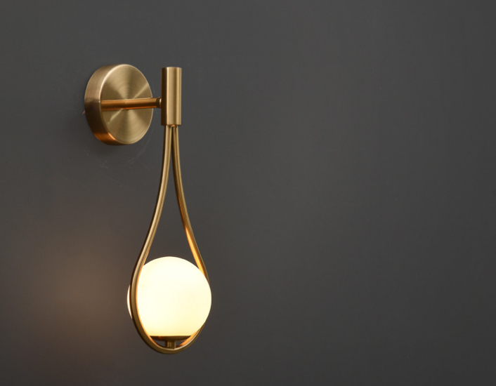Gold Wall Lamp Gold Wall Sconces Modern Light Luxury Wall Light  | Whiteflip