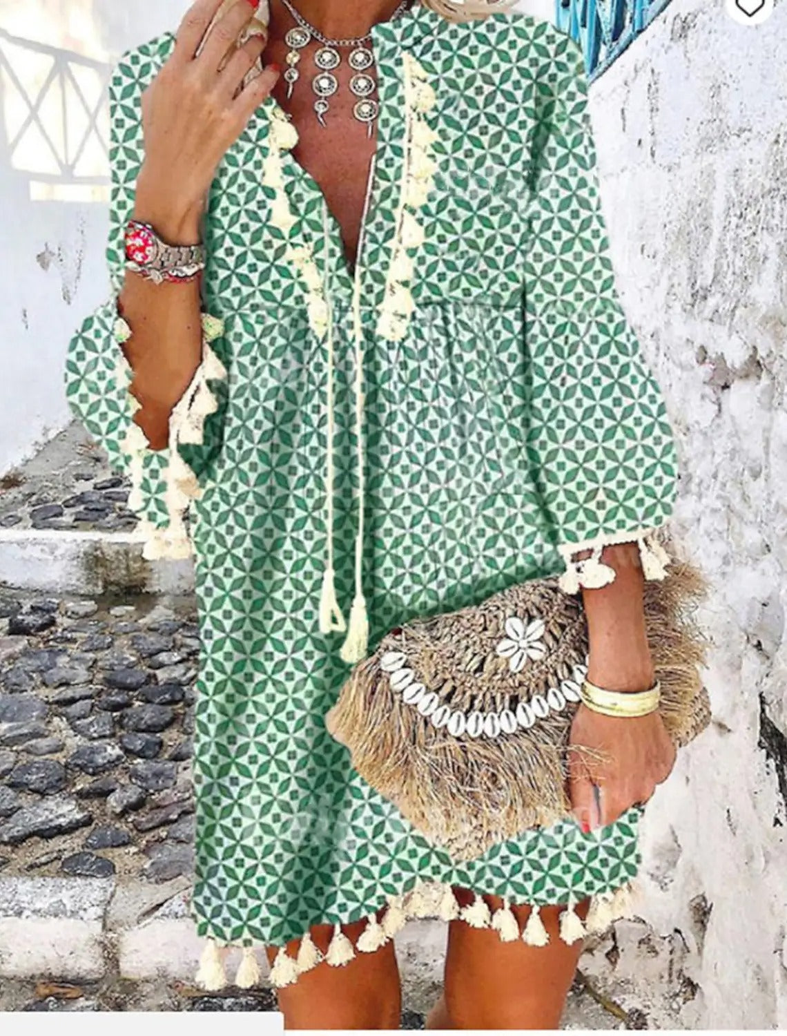 Women's Chiffon Dress Knee Length Dress-xinru