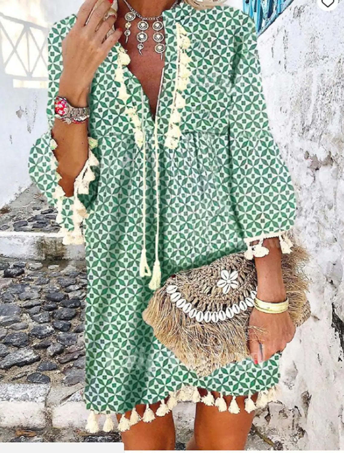 Women's Chiffon Dress Knee Length Dress-xinru