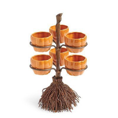 Halloween Pumpkin Snack Bowl Stand Creative Snack Basket-xinru