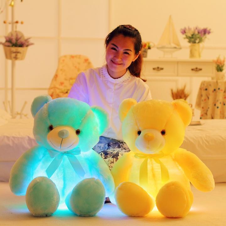 Glow Bear LED Light Up Plush 3D Stuffed Animal-xinru