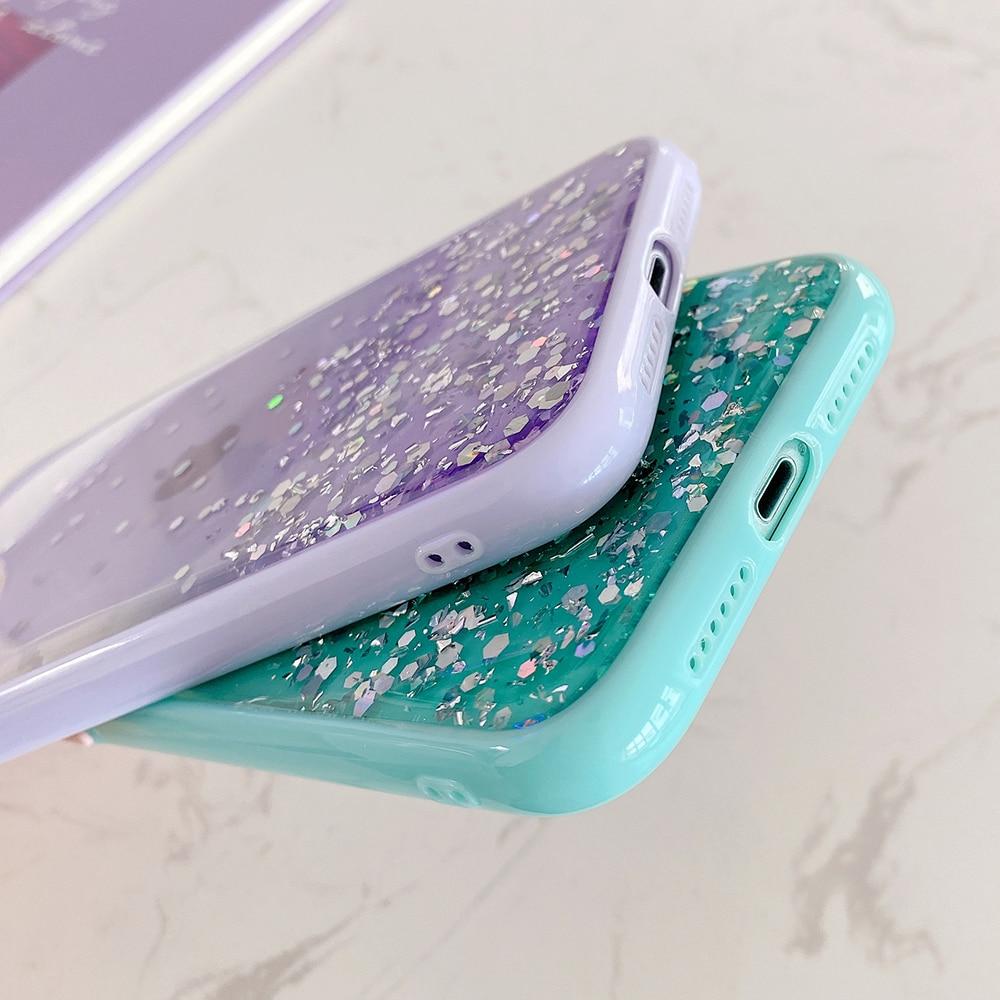 Gradient Glitter Sequins Case-xinru