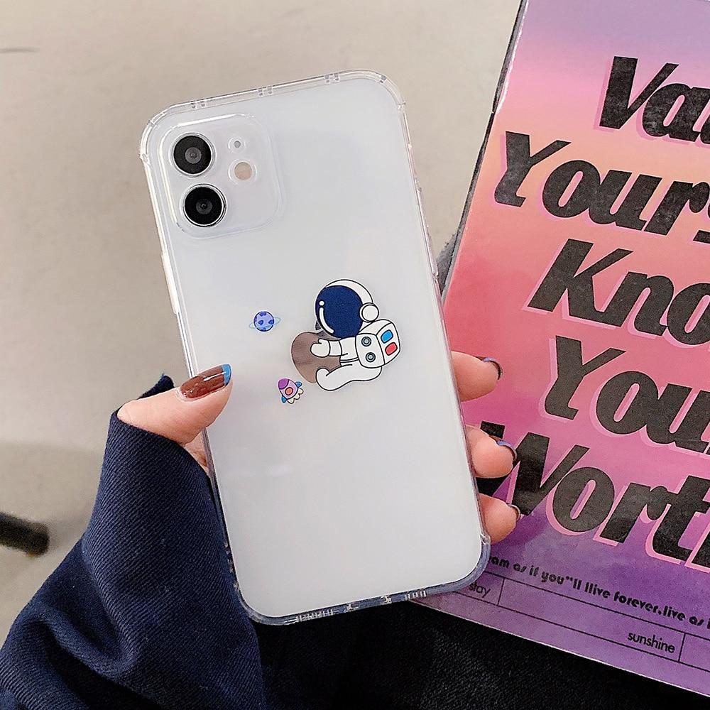 Astronaut Clear Case-xinru