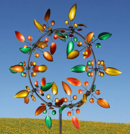 Sherborne Wind Sculpture Spinner Magic Metal Kinetic Sculpture-xinru