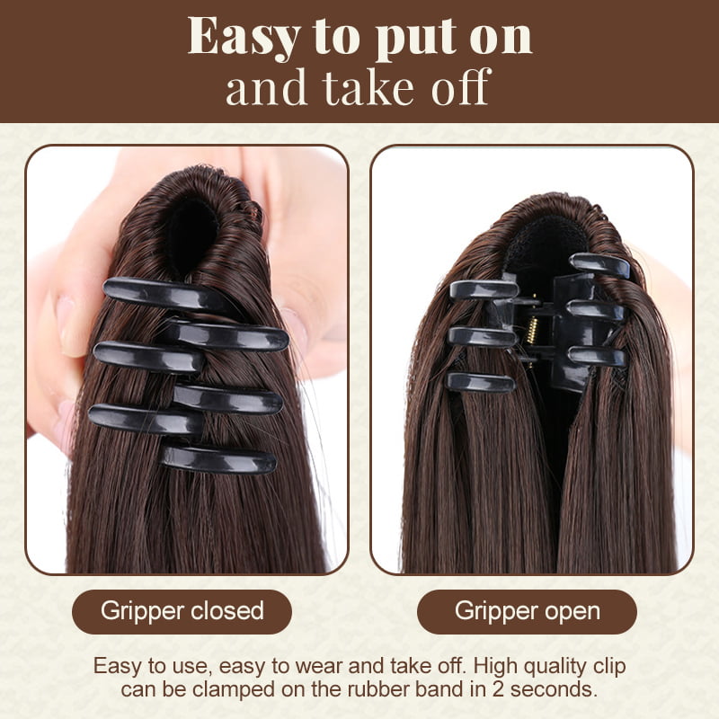 Naturally High Ponytail Hair Clip-xinru