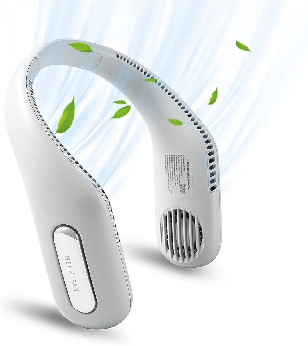 Outdoor USB Rechargeable Bladeless Neck Fan-xinru