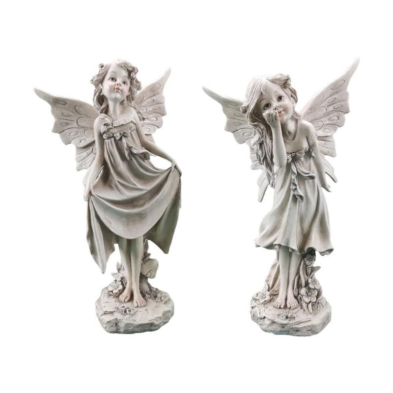 Flower Fairy Angel Statue Garden Ornament-xinru
