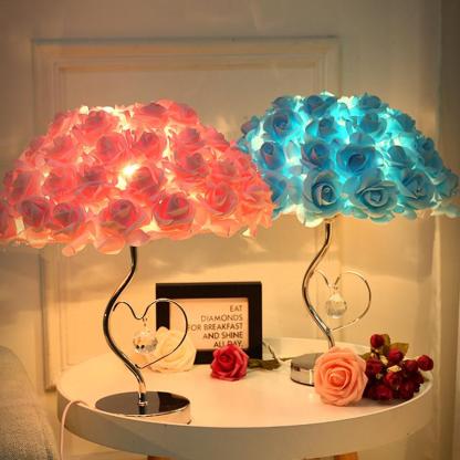 Rose Bouquet Lamp Sparkly Trees Table Lights-xinru shop