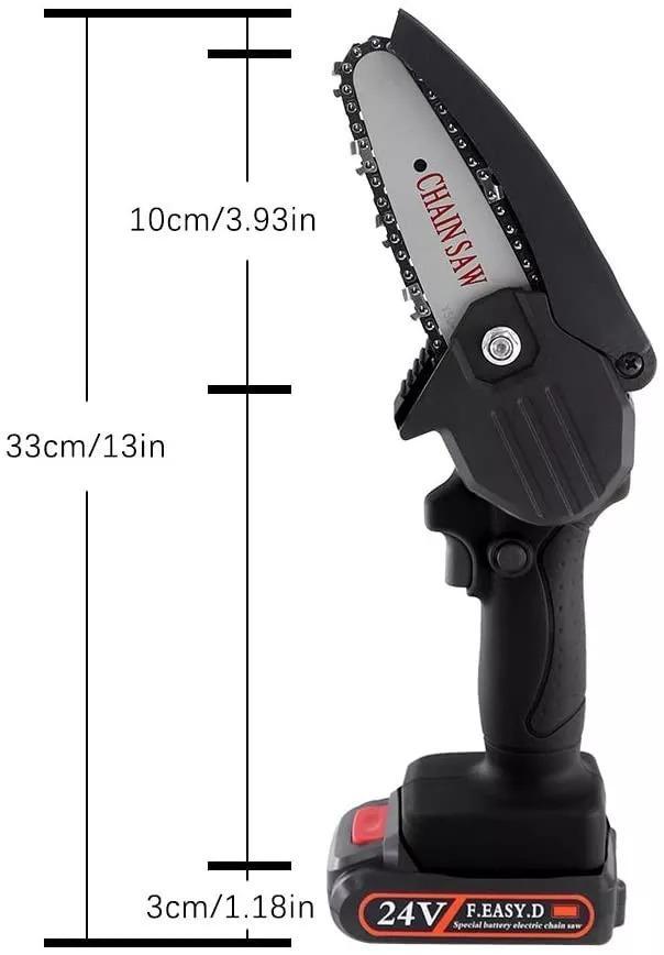 4 Inch Cordless Hand-Held Mini Electric Chainsaw-xinru