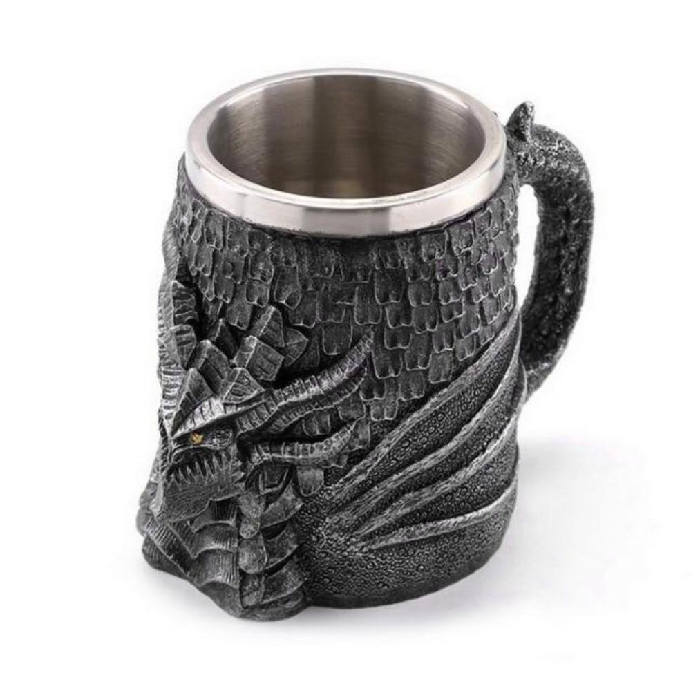 Viking Warrior Horned Skull Tankard-xinru