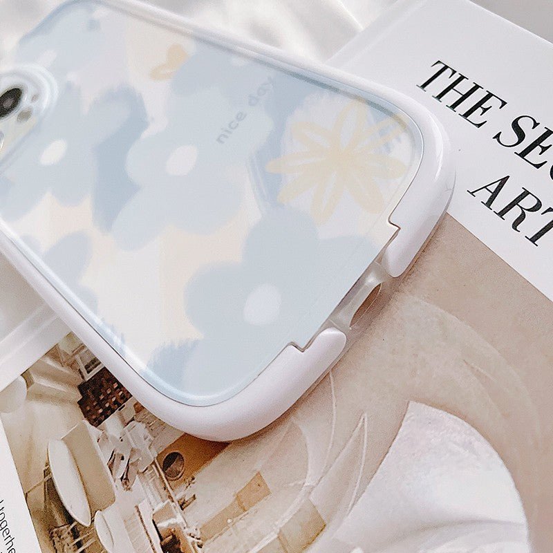 Blue Flower Bracket Case-xinru
