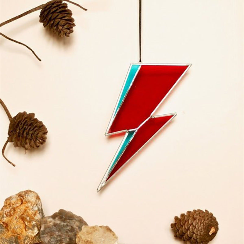 Acrylic Lightning Sun Catcher Window Car Interior Mirror Hanging Home Decor-xinru