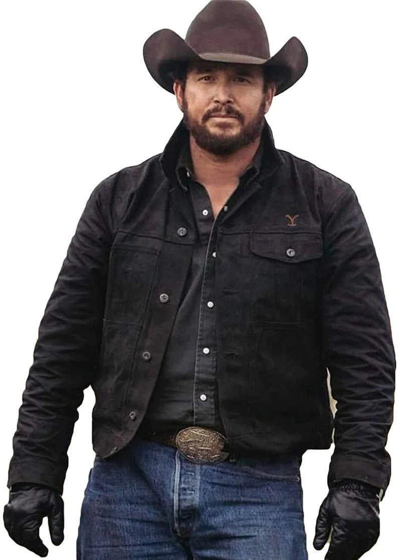 Rip Wheeler Yellowstone Season 4 Cole Hauser Black Jacket-xinru shop