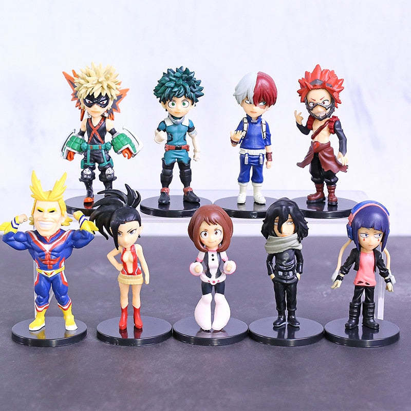 My Hero Academia Collectible PVC Action Figure Toy Model Bundle-xinru