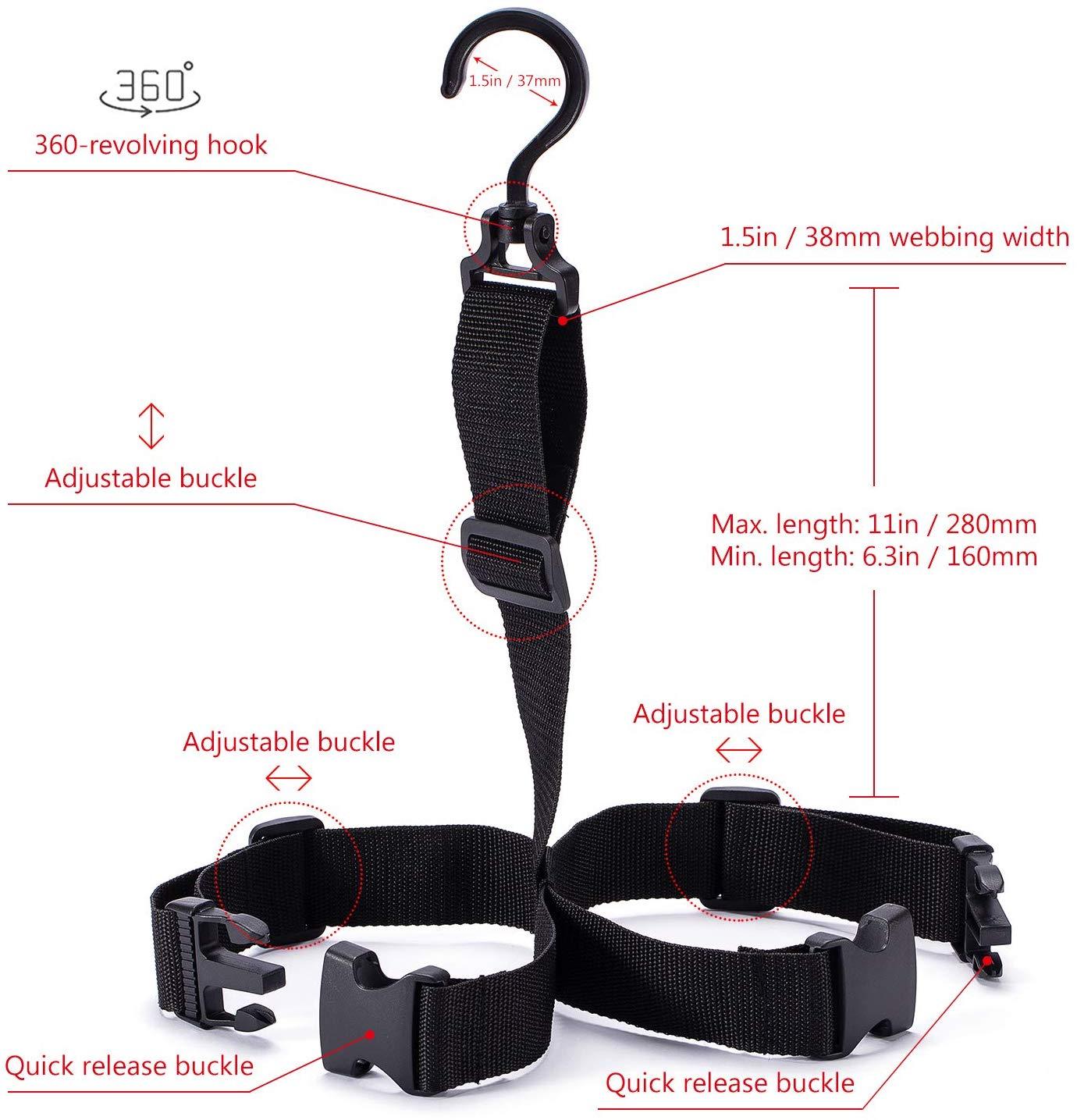 Fishing Wader Boot Hanger Adjustable Strap-xinru