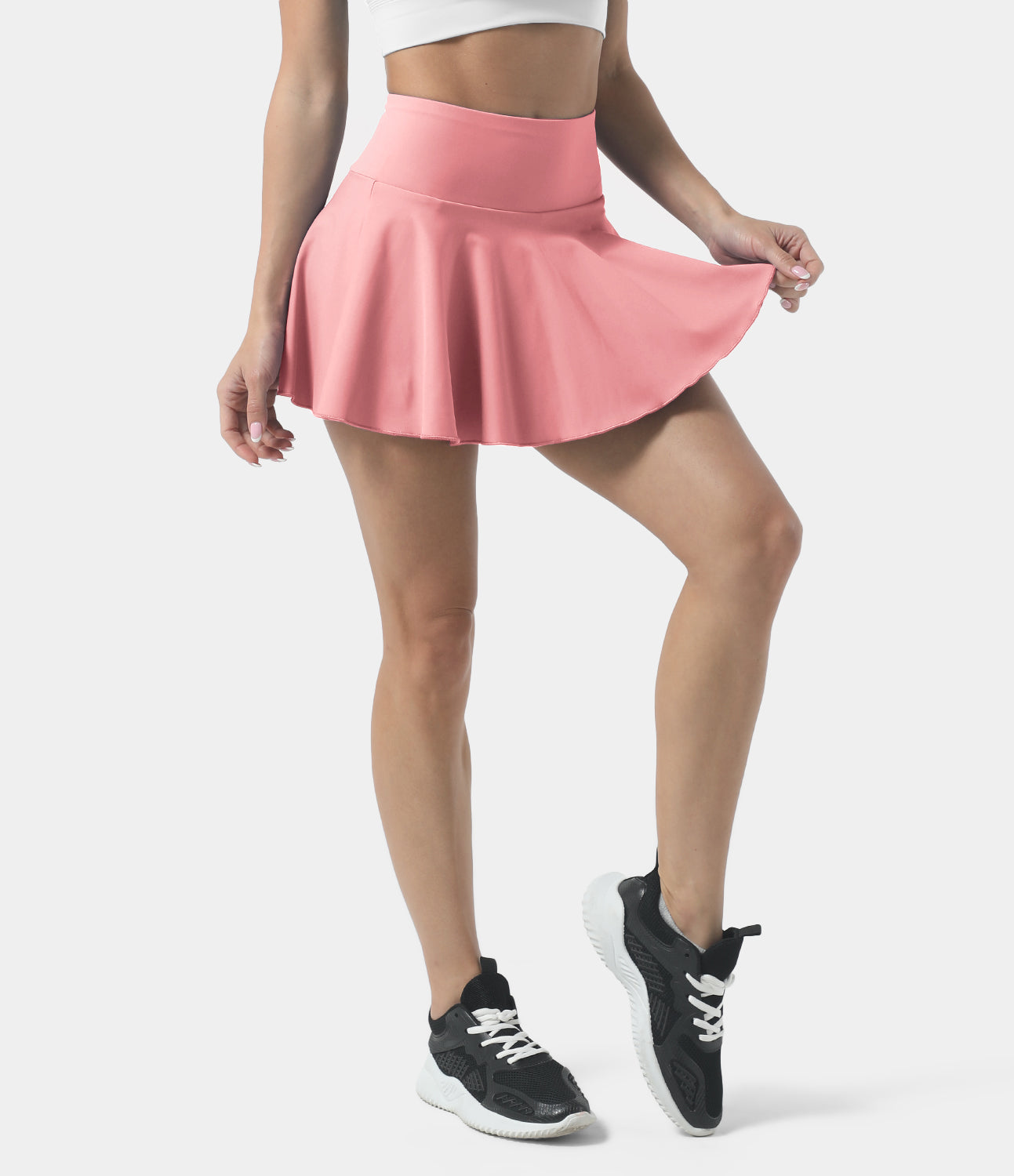 Women's Athletic High Waisted Tennis Skirts With Pockets-xinru shop