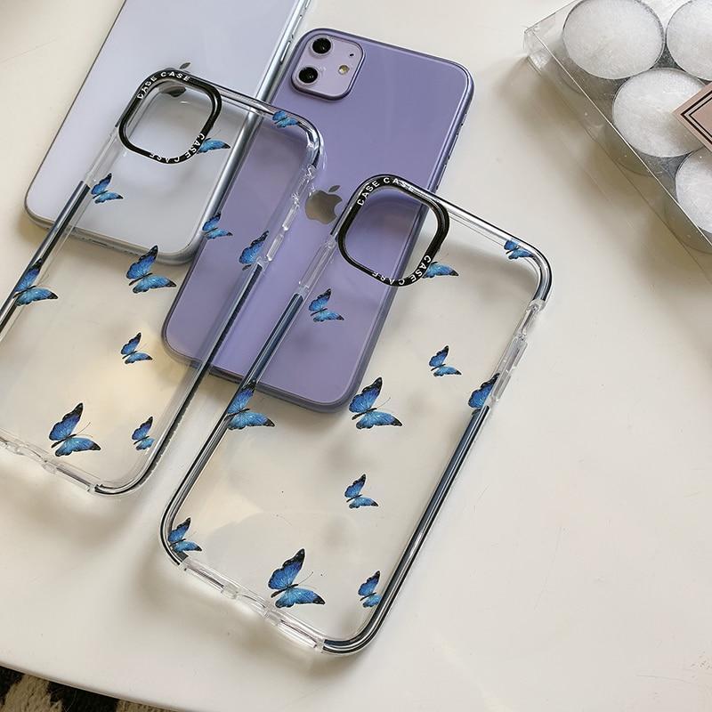 Shockproof Blue Butterfly Case-xinru