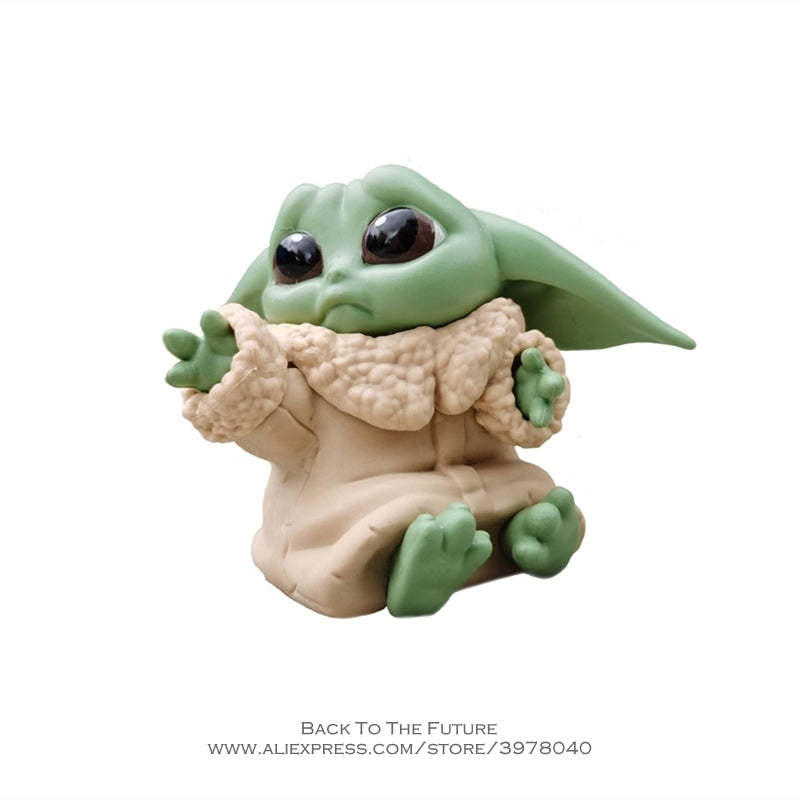 Star Wars Toy Master Baby Yoda Darth PVC Anime Action Figure Mini Doll-xinru