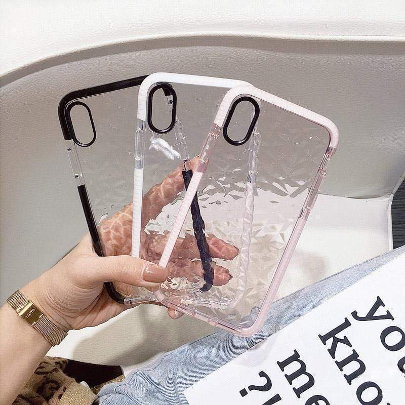 Diamond Transparent Case-xinru