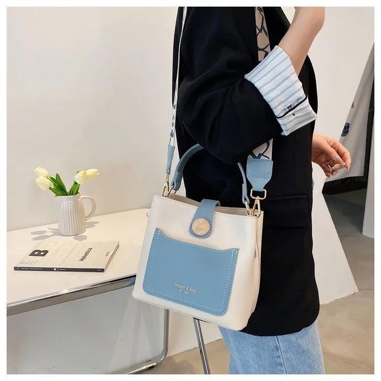 人気のオールマッチショルダーバッグバケットバッグ-xinru shop