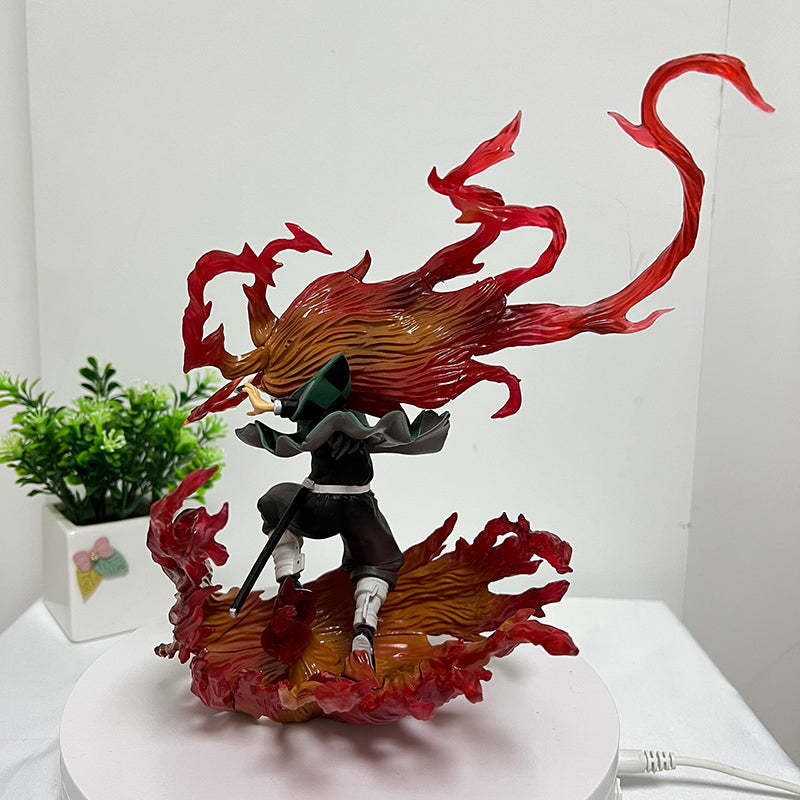 Demon Slayer Anime Figure Kamado Tanjirou Hinokami Kagura Action Figure-xinru
