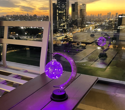 The Enchanted Moon Lamp Sparkly Lamps-xinru